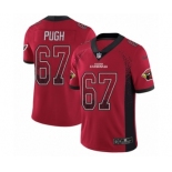 Men's Nike Arizona Cardinals #67 Justin Pugh Limited Red Rush Drift Fashion NFL Jersey