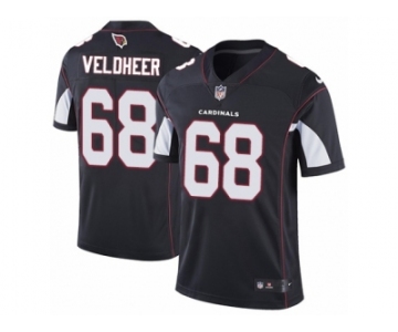 Men's Nike Arizona Cardinals #68 Jared Veldheer Vapor Untouchable Limited Black Alternate NFL Jersey