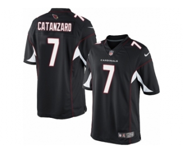 Men's Nike Arizona Cardinals #7 Chandler Catanzaro Limited Black Alternate NFL Jersey