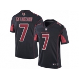 Men's Nike Arizona Cardinals #7 Chandler Catanzaro Limited Black Rush NFL Jersey