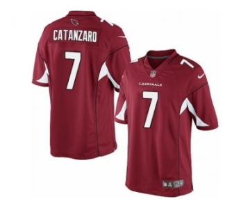 Men's Nike Arizona Cardinals #7 Chandler Catanzaro Limited Red Team Color NFL Jersey