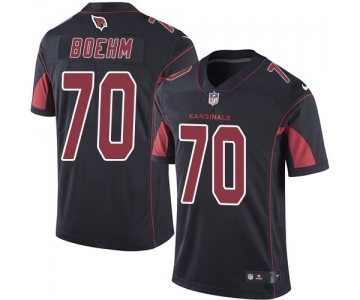 Men's Nike Arizona Cardinals #70 Evan Boehm Limited Black Rush Vapor Untouchable NFL Jersey