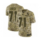 Men's Nike Arizona Cardinals #71 Andre Smith Limited Camo 2018 Salute to Service NFL Jersey