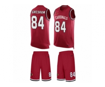 Men's Nike Arizona Cardinals #84 Jermaine Gresham Limited Red Tank Top Suit NFL Jersey