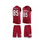 Men's Nike Arizona Cardinals #85 Darren Fells Limited Red Tank Top Suit NFL Jersey