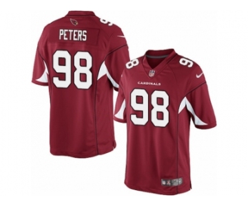 Men's Nike Arizona Cardinals #98 Corey Peters Limited Red Team Color NFL Jersey