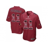 Nike Arizona Cardinals #11 Larry Fitzgerald Red Team Color Men's Stitched NFL Limited Strobe Jersey