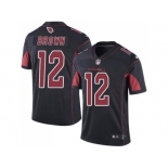 Nike Arizona Cardinals #12 John Brown Black Men's Stitched NFL Limited Rush Jersey