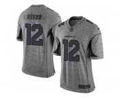 Nike Arizona Cardinals #12 John Brown Gray Gridiron Gray Jersey[Limited]