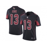 Nike Arizona Cardinals #13 Christian Kirk Black Men Stitched NFL Limited Rush Jersey