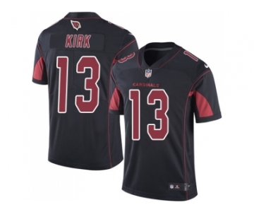 Nike Arizona Cardinals #13 Christian Kirk Black Men Stitched NFL Limited Rush Jersey