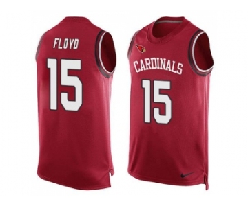 Nike Arizona Cardinals #15 Michael Floyd Red Team Color Men's Stitched NFL Limited Tank Top Jersey