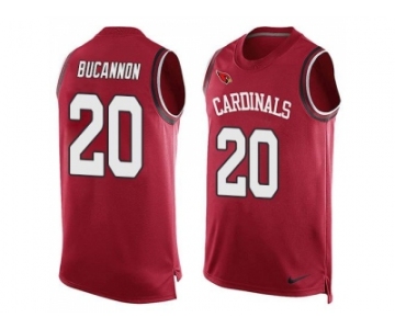 Nike Arizona Cardinals #20 Deone Bucannon Red Team Color Men's Stitched NFL Limited Tank Top Jersey