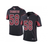 Nike Arizona Cardinals #58 Daryl Washington Black Men's Stitched NFL Limited Rush Jersey