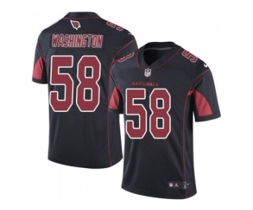 Nike Arizona Cardinals #58 Daryl Washington Black Men's Stitched NFL Limited Rush Jersey