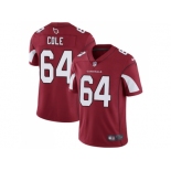 Nike Arizona Cardinals #64 Mason Cole Red Team Color Men Stitched NFL Vapor Untouchable Limited Jersey