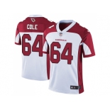 Nike Arizona Cardinals #64 Mason Cole White Men Stitched NFL Vapor Untouchable Limited Jersey