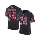 Nike Arizona Cardinals #74 D.J. Humphries Black Men's Stitched NFL Limited Rush Jersey