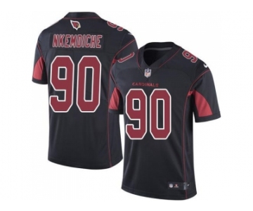 Nike Arizona Cardinals #90 Robert Nkemdiche Black Men's Stitched NFL Limited Rush Jersey