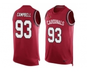 Nike Arizona Cardinals #93 Calais Campbell Red Team Color Men's Stitched NFL Limited Tank Top Jersey