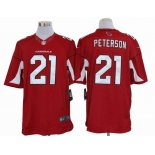 nike nfl jerseys arizona cardinals #21 peterson red[nike limited]