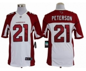 nike nfl jerseys arizona cardinals #21 peterson white[nike limited]