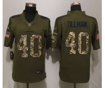 nike nfl jerseys arizona cardinals #40 pat tillman army green[nike Limited Salute To Service]