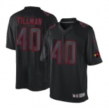 nike nfl jerseys arizona cardinals #40 pat tillman black[nike impact limited]