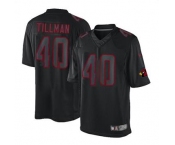 nike nfl jerseys arizona cardinals #40 pat tillman black[nike impact limited]