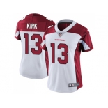 Women Nike Arizona Cardinals #13 Christian Kirk White Stitched NFL Vapor Untouchable Limited Jersey