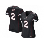 Women Nike Arizona Cardinals #2 Andy Lee Game Black Alternate NFL Jersey