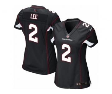 Women Nike Arizona Cardinals #2 Andy Lee Game Black Alternate NFL Jersey