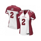 Women Nike Arizona Cardinals #2 Andy Lee Game White NFL Jersey