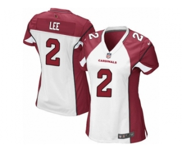 Women Nike Arizona Cardinals #2 Andy Lee Game White NFL Jersey