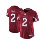 Women Nike Arizona Cardinals #2 Andy Lee Red Team Color Vapor Untouchable Limited Player NFL Jersey