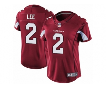 Women Nike Arizona Cardinals #2 Andy Lee Red Team Color Vapor Untouchable Limited Player NFL Jersey