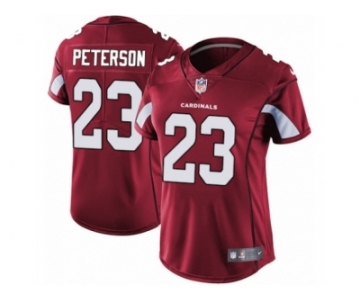 Women Nike Arizona Cardinals #23 Adrian Peterson Red Team Color Vapor Untouchable Limited Player NFL Jersey