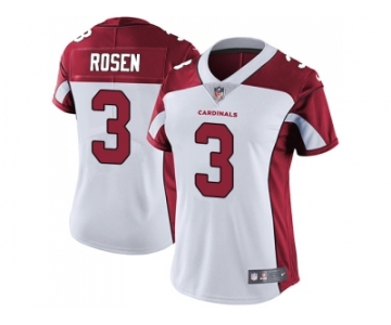 Women Nike Arizona Cardinals #3 Josh Rosen White Stitched NFL Vapor Untouchable Limited Jersey