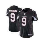 Women Nike Arizona Cardinals #9 Sam Bradford Black Alternate Stitched NFL Vapor Untouchable Limited Jersey