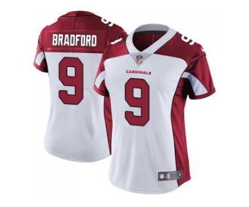 Women Nike Arizona Cardinals #9 Sam Bradford White Stitched NFL Vapor Untouchable Limited Jersey