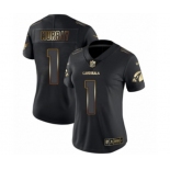 Women's Arizona Cardinals #1 Kyler Murray Limited Black Gold Vapor Untouchable Football Jersey