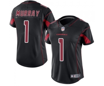 Women's Arizona Cardinals #1 Kyler Murray Limited Black Rush Vapor Untouchable Football Jersey