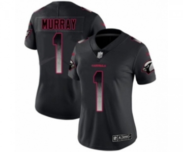 Women's Arizona Cardinals #1 Kyler Murray Limited Black Smoke Fashion Football Jersey