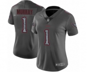 Women's Arizona Cardinals #1 Kyler Murray Limited Gray Static Fashion Football Jersey