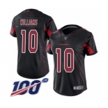 Women's Arizona Cardinals #10 Chad Williams Limited Black Rush Vapor Untouchable 100th Season Football Jersey