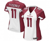 Women's Arizona Cardinals #11 Larry Fitzgerald Game White Football Jersey