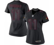 Women's Arizona Cardinals #11 Larry Fitzgerald Limited Black Impact Football Jersey