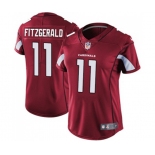 Women's Arizona Cardinals #11 Larry Fitzgerald Red Team Color Vapor Untouchable Limited Player Football Jersey