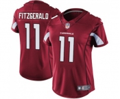 Women's Arizona Cardinals #11 Larry Fitzgerald Red Team Color Vapor Untouchable Limited Player Football Jersey