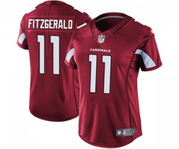 Women's Arizona Cardinals #11 Larry Fitzgerald Red Team Color Vapor Untouchable Limited Player Football Jersey